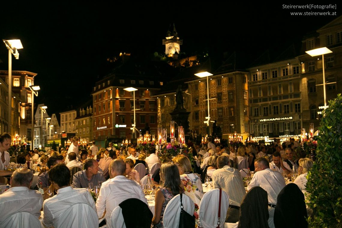 Lange Tafel der Genusshauptstadt Graz 2021 Fotos &amp; Infos