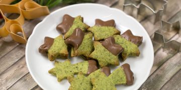 Kürbiskernkekse mit Schokolade