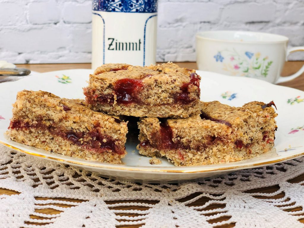 Linzer Schnitten mit veganen Zutaten | Einfaches Rezept